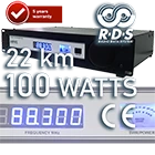 
100 watt radio transmitter.

