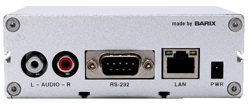Conjunto STL Instreamer y Exstreamer de Barix View From Above