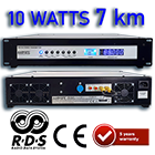 Transmisor FM estéreo de 10 vatios con la opción de procesamiento de audio y RDS