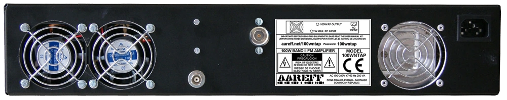 100W Professional FM Broadcast Power Amplifier. Wide View