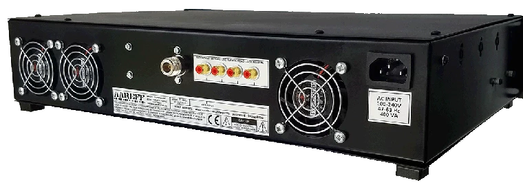 250W Professional FM Broadcast Transmitter. Rear View