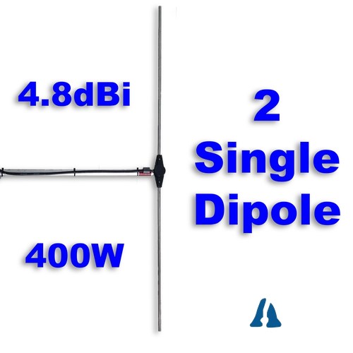 4.8dBi 2 dipoles