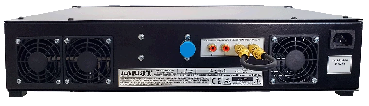 Transmisor de radiodifusión FM profesional 50W. Rear View