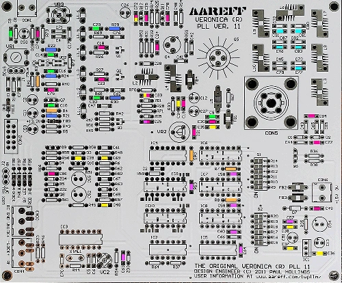 Veronica 1W PLL FM Transmitter Version 11 PCB Layout designed by Paul Hollings