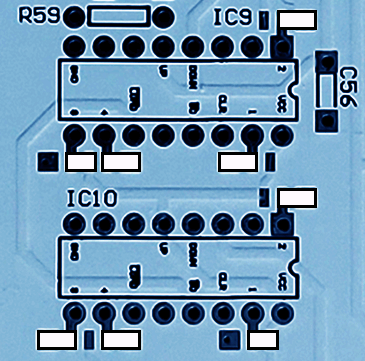 Aareff Veronica 1W PLL version 11 complete PCB layout with components fitted