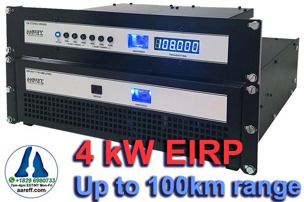 Veronica&reg Aareff 4000W ERP FM Broadcasting System