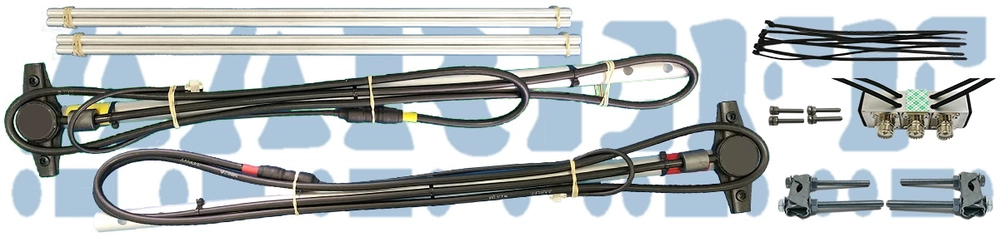 2 Way Stacked Dipole FM Transmitter Antenna