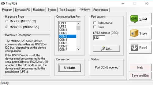 Aareff Tiny RDS Application Hardware