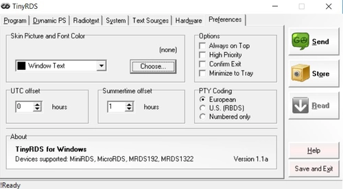 Aareff Tiny RDS Application Hardware