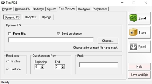 Aareff Tiny RDS Application Program