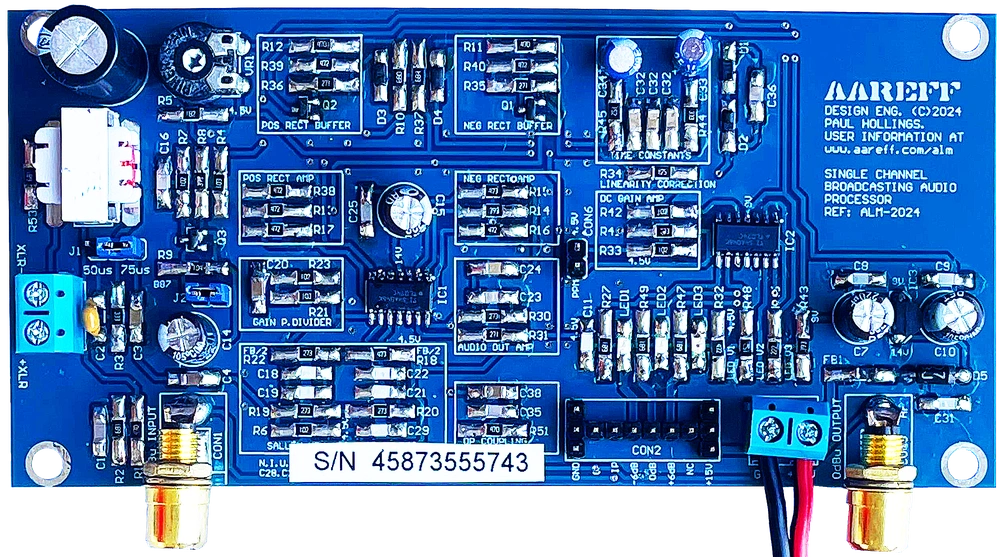 Audio Processor Limiter Compressor