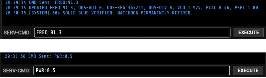 Dashboard Password Change