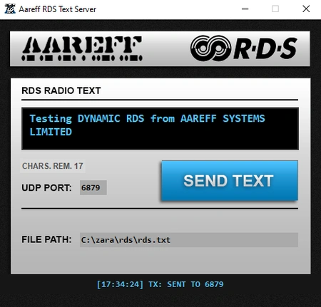 Studio RDS Text Server App.
