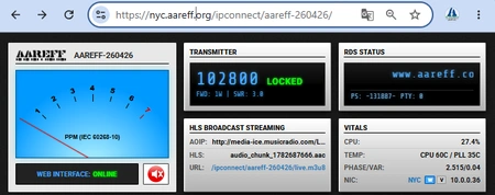 Dashboard VPN and public URL