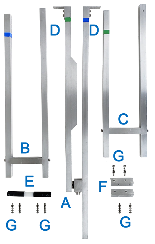 FDA Aareff Folded Dipole Antenna Packing Layout FD