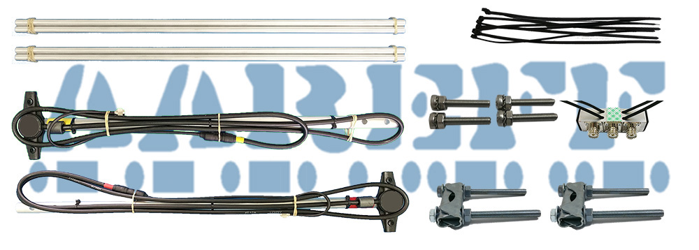 2 Way Stacked Dipole FM Transmitter Antenna
