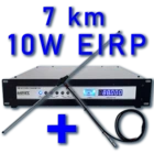 10 watt eirp FM broadcasting system