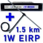 1 watt eirp FM broadcasting system