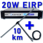 20 watt eirp FM broadcasting system