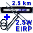 2 watt eirp FM broadcasting system