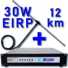 30 watt eirp FM broadcasting system