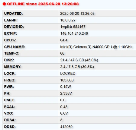 AAREFF Remote Control Web Interface