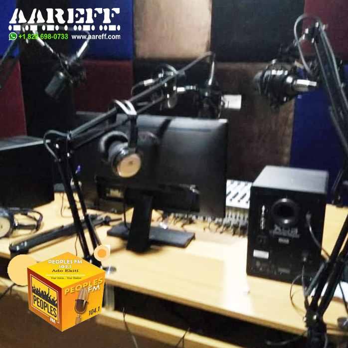 Peoples FM studio playing automatically without presenters or DJs