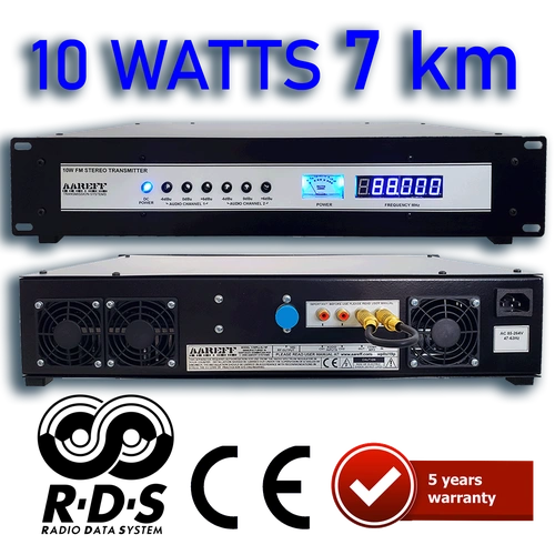 10W Professional FM Radio Transmitter