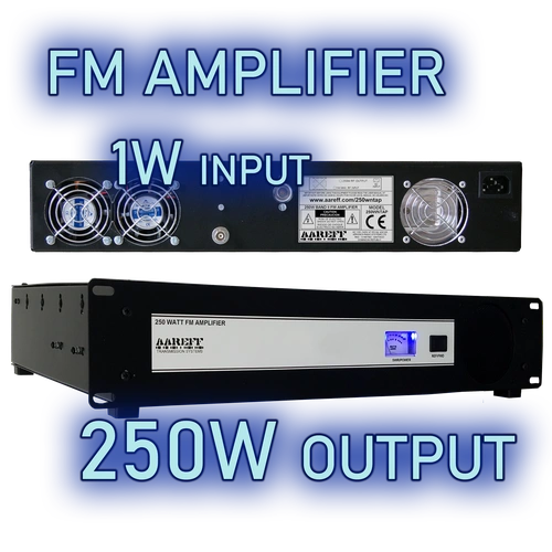 250W Professional FM Broadcast Amplifier. Overview