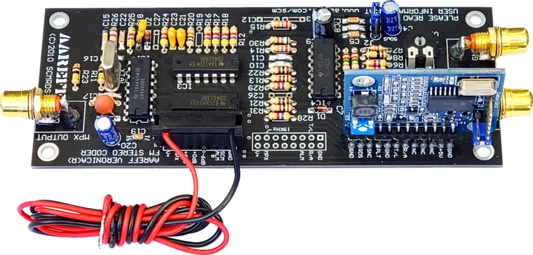 RDS y Codificador Estéreo integrado para emisora de FM 2