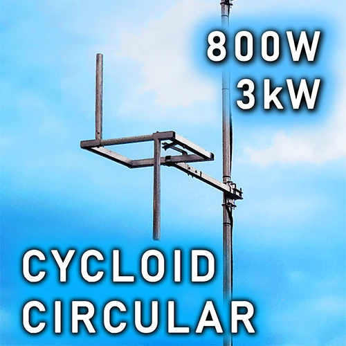  Antena de FM con polarización circular (cicloide cuadrada)